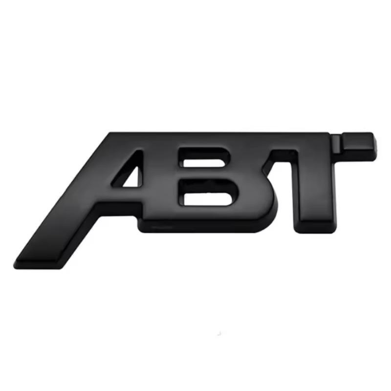 3D-Metall-ABT-Logo-Emblem für Frontgrill und Heckklappe, passend für Mercedes-Benz RS3, S3, S5, Q5, Q8, A4, B8 und A3 8V