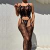 Bodysuits Women Sexy Adult Fishnet Lingerie Underwear Bodystocking for Sex Bold Body Suit Open Crotch Pantyhose Erotic Costumes