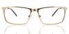 Full Rim Square Gold Pam 975e Fashion Unisex Eyeglasses