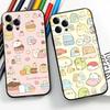 Cute Cartoon Sumikko Gurashi For iPhone 13,17,11,12,16,14,15,Plus,Pro Max Soft Silicone Black Phone Case