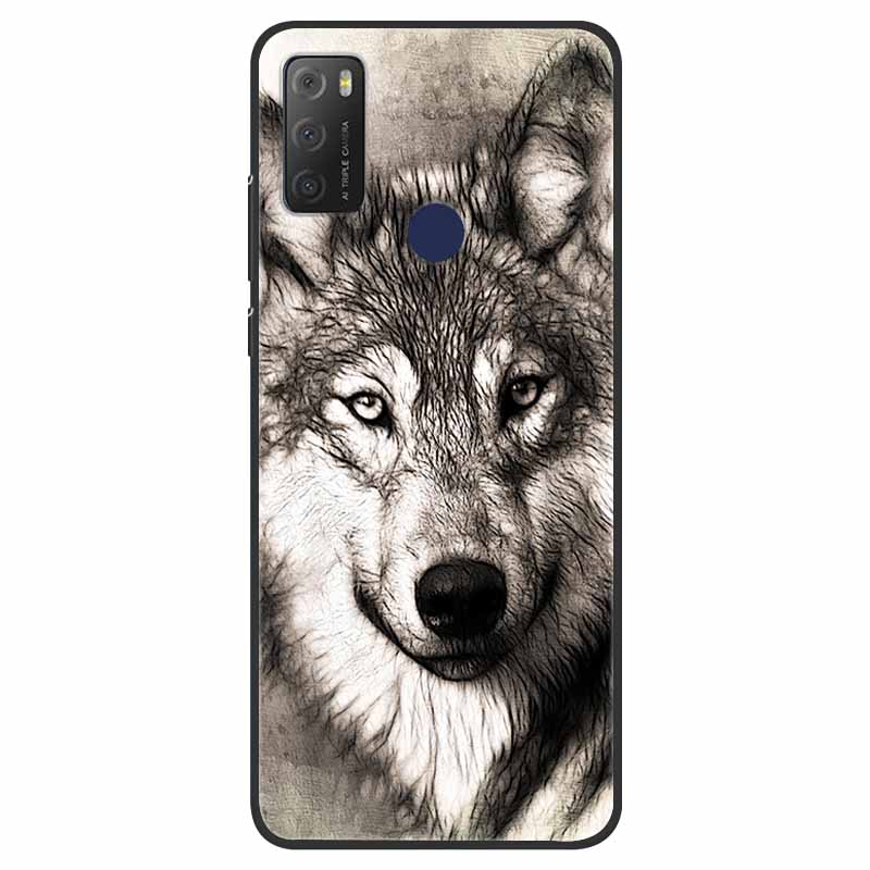 For TCL 20Y Case Shockproof Silicone Soft Phone Back Cover For TCL 20E 6125F Case TPU Bumper Coque For TCL20Y TCL20E 20 Y Funda