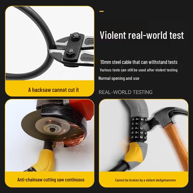 Phoenix Anti-Theft Bicycle Password Lock