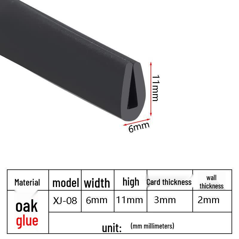 Hengdanda U-Shaped Silicone EPDM Foam Sealing Strip
