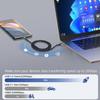 USB-C To USB-C Cable USB 3.2 Gen2 20Gbps High Speed Data Cord100W PD 20V5A Fast Charging Support 8K@60Hz Video Output Type-C SSD External Hard Drive