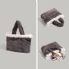 2024 New Women's Bag Fluffy Tote Bag Large Capacity Mommy Bag Fashion Handbag Commuter Shoulder Bag Trendy