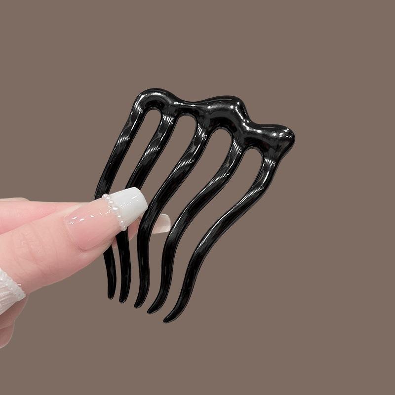 1pc Minimalist Metal Hair Comb Tones Non Slip Styling Perfect Effortless Daily Hairdos Sleek Minimalist Hair Accessories