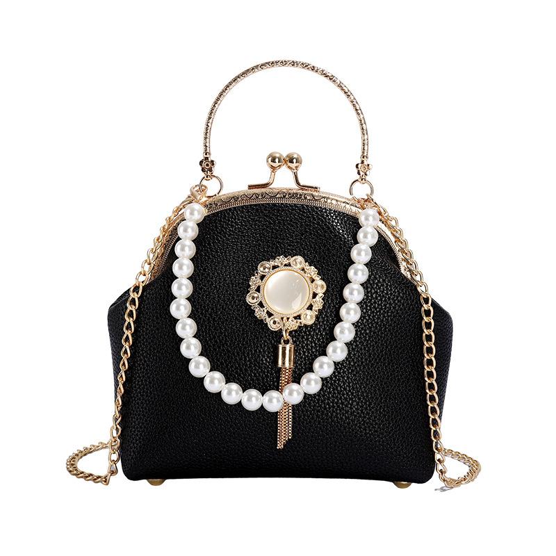

Luxury Crossbody Bag Women s Minimalist Vintage Leather Handbag High-End Tote with Letter Logo Solid Color Paris Fashion