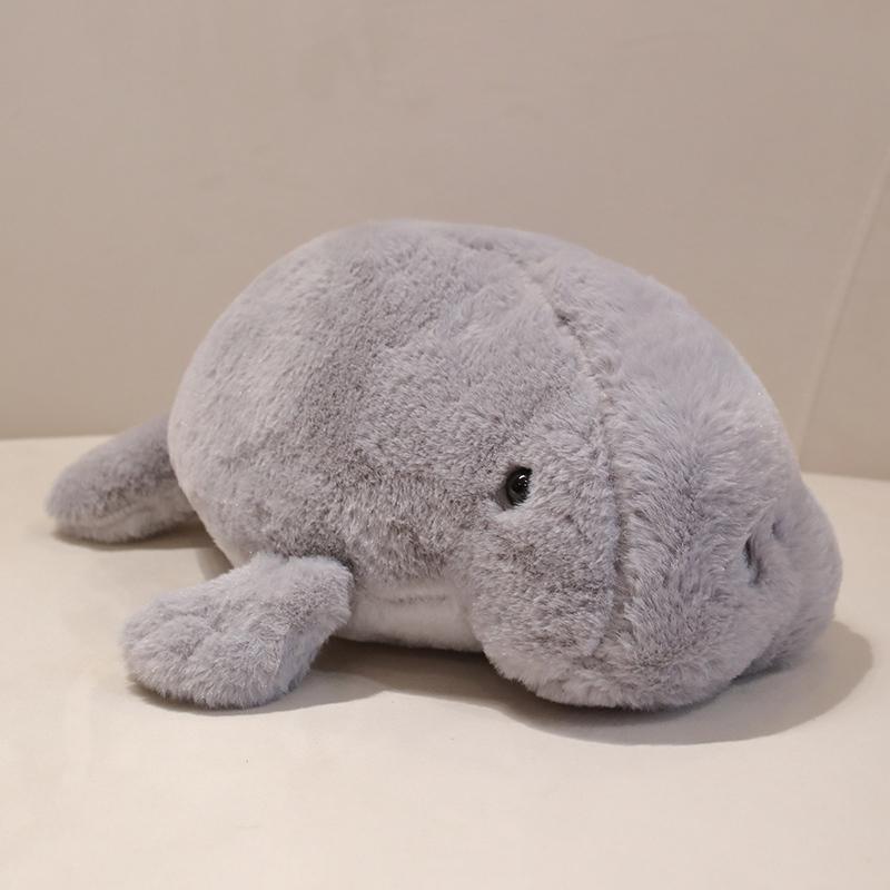 

Non-Toxic Kawaii Manatee Anime Cute Dugong Plushie Sea Cow Plush Toys Lifelike Animals Simulation Stuffed Doll Kawai Toy Gifts 40cm