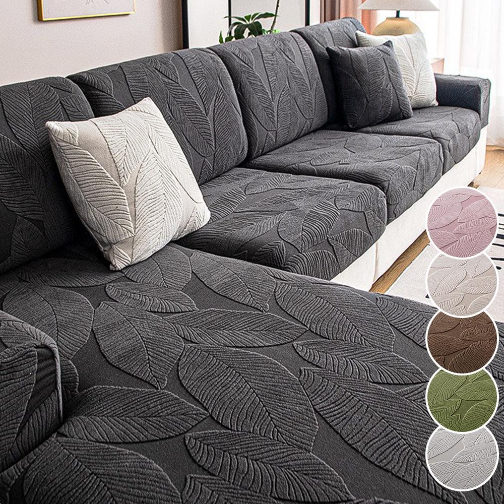 1pc New Waterproof Luxury Sofa Seat Cushion Covers Jacquard Fabric Sofa Covers for Living Room Soft Elastic Sofa Couch Covers