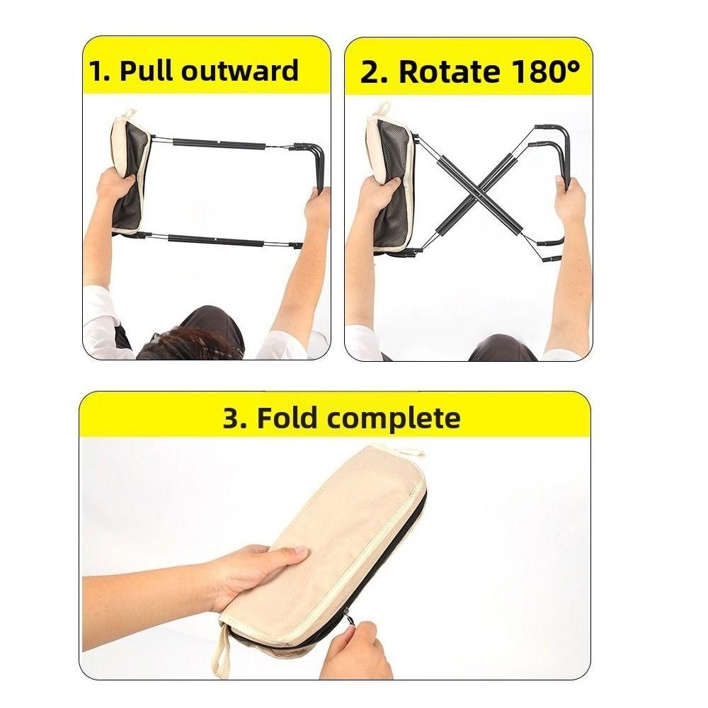 Sturdy Folding Backpack Stool Wear-resistant L Pen Bag Stool Easy To Carry Folding Chair Travel