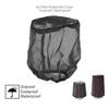 Air Filter Socks Universal Oilproof Maintenance Air Filter Cover Dustproof Black (Small)