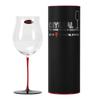 Papion Negru Pahar de Vin Roșu Cristal Design Faimos Austria Pahare cu Picior Capacitate Mare Goblet Bordeaux Vișiniu Cutie Cadou