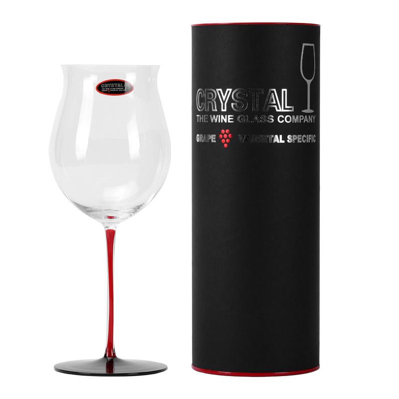 Papion Negru Pahar de Vin Roșu Cristal Design Faimos Austria Pahare cu Picior Capacitate Mare Goblet Bordeaux Vișiniu Cutie Cadou