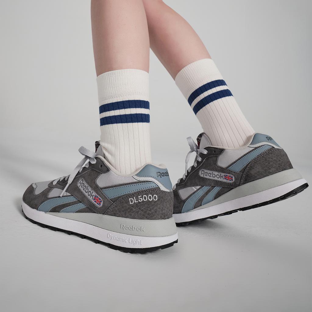 Reebok DL5000 Szare Vintage Niebieskie Unisex Sneakersy Czysto-Szare-Sześć Czysto-Szare 100075208