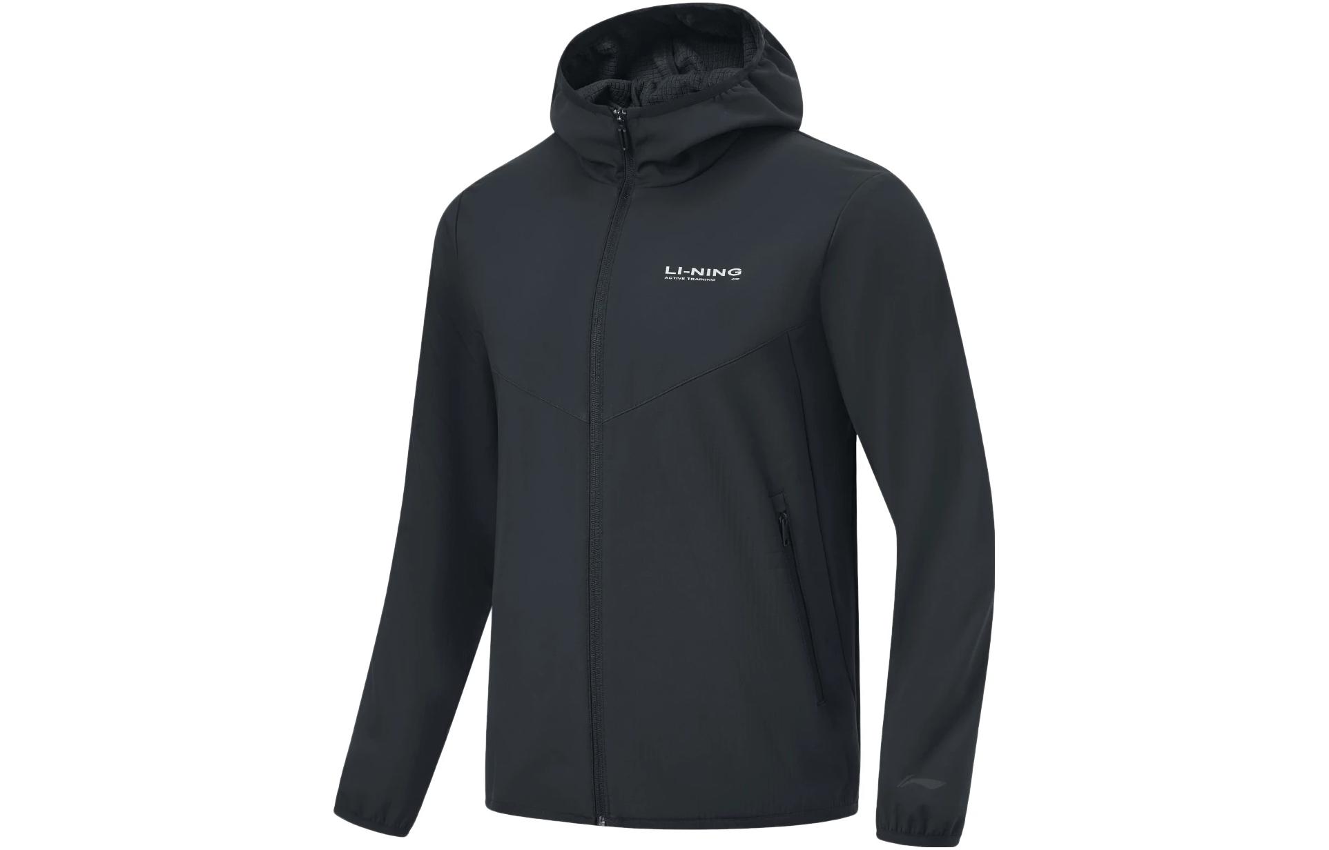 Li Ning Fitness Series Jackets Men s Black Hooded Moderate Other AFDT835-4 S