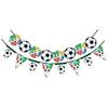 Soccer Birthday Party Decoration 10 Guest Disposable Dinnerware with Tablecloth Paper Plates Cup Napkin