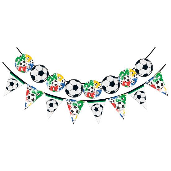 Soccer Birthday Party Decoration 10 Guest Disposable Dinnerware with Tablecloth Paper Plates Cup Napkin