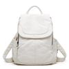 2024 Soft Leather Large Capacity Backpack for Women - Casual Fashion Schoolbag & Travel Bag (Spring/Summer New Arrival)