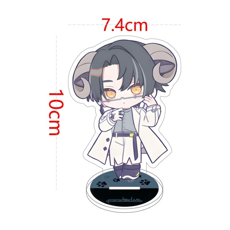 Anime Paradox Live Sugasano Aren Yon Hajun Acrylic Stand Keychain Figure Model Plate Desk Decor Standing Sign Fans Birthday Gift