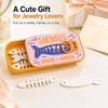 Sardine Tin Jewelry Box 3D Printed Necklace Earring Storage Box Easy Open Lids For Crafts & Packaging Storage