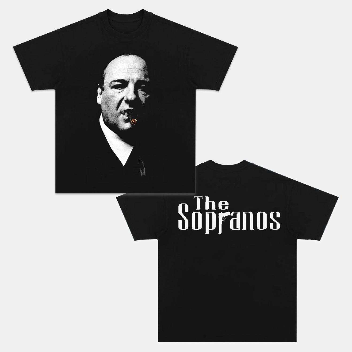 The Sopranos Tony Soprano Vintage TV Show Graphic TShirt Unisex Women Casual Cotton Streetwear Fans Top 4XL