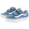 Vans Old Skool V Classics Comfortable Versatile Low Top Kids Skate Shoes Kids Sneaker Gray Blue VN000CYACFL