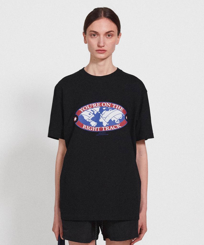 Minasu Right Track T Shirt_Black