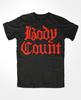 Koszulka Body Count Czarny Znak Hip Hop, Heavy Metal, Hardcore, Born Dead Koszulka Unisex