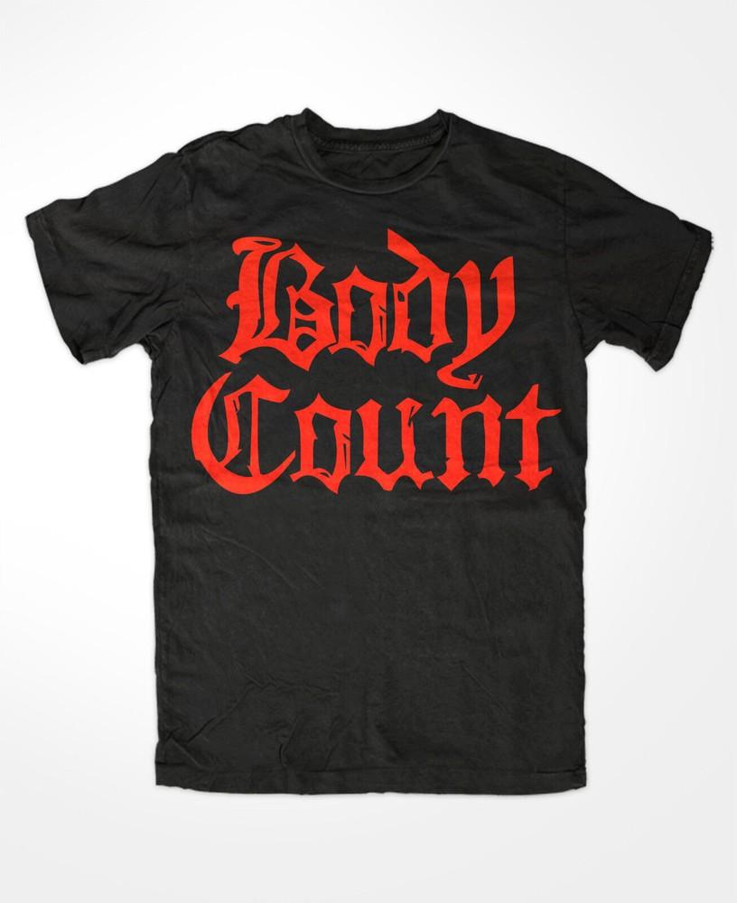 Body Count T-shirt Black Logo Hip Hop, Heavy Metal, Hardcore, Born Dead Unisex T-Shirt S
