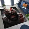 Classics God of War Kratos 3A Game Gamer Rug for Bedroom Living Room Sofa Home Doormat Decor, Large Kids Play Non-slip Floor Mat