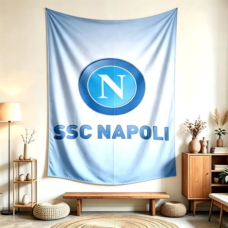 SSC Napoli (5) Tapestry Suitable For Decorating Homes Dorms And Bedrooms Soft To The Touch And A Perfect Gift For Friends And Family