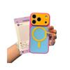 Applicable To Apple 17 Mobile Phone Case Candy Contrasting Color iPhone17Pro Anti-drop 16Pro Dopamine Fine Hole Magnetic Case
