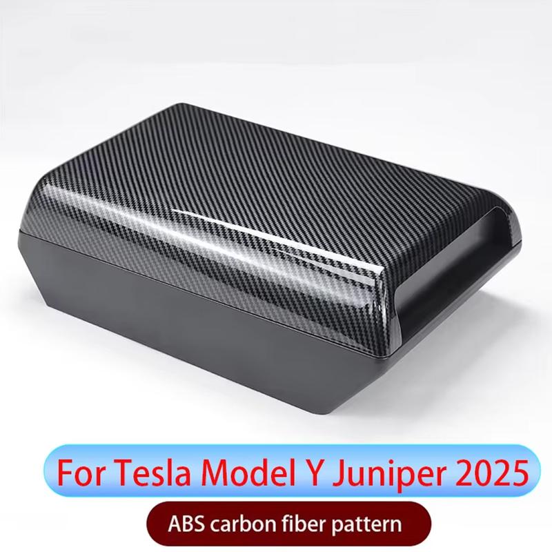 For Tesla Model Y Juniper 2026 Accessories Armrest Protector Box Cover Black Soft Suede Center Console Panel Pad Model 3/Y 2021
