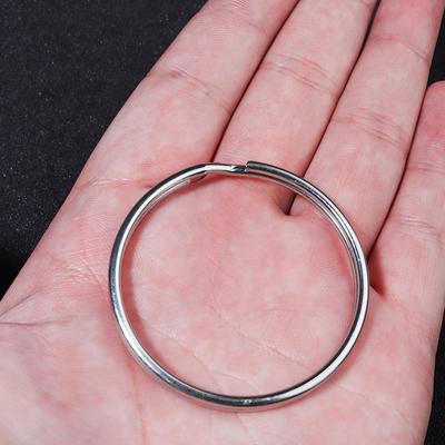 304 Stainless Steel Key Ring Key Chain Keyrings Keychain Key Holder Split Ring For Jewelry Making Sleutelhanger Hot Wholesale
