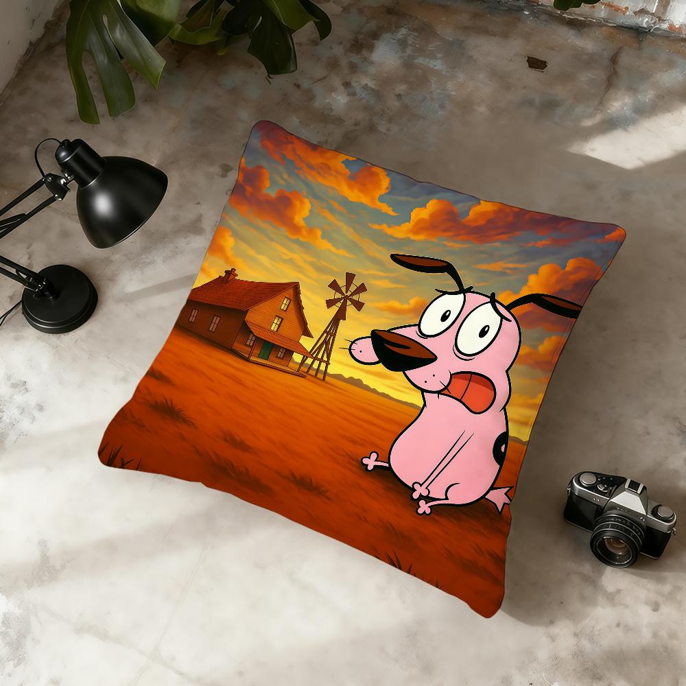 C-ODWAGA C-Pieski-tchórze poszewka na poduszkę Dom Biuro Wygodna Nordycka Prostota Hit Z zamkiem Poszewka na poduszkę