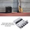 Silver Bass Guitar Bridge Metal Hardtail Saddle Bridge Premium Saddle Bridge  For Guitar Repair