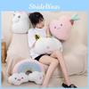 Rainbow Unicorn Pumpkin Pillow Plush Toy Back Cushion Bedroom Gift Decoration