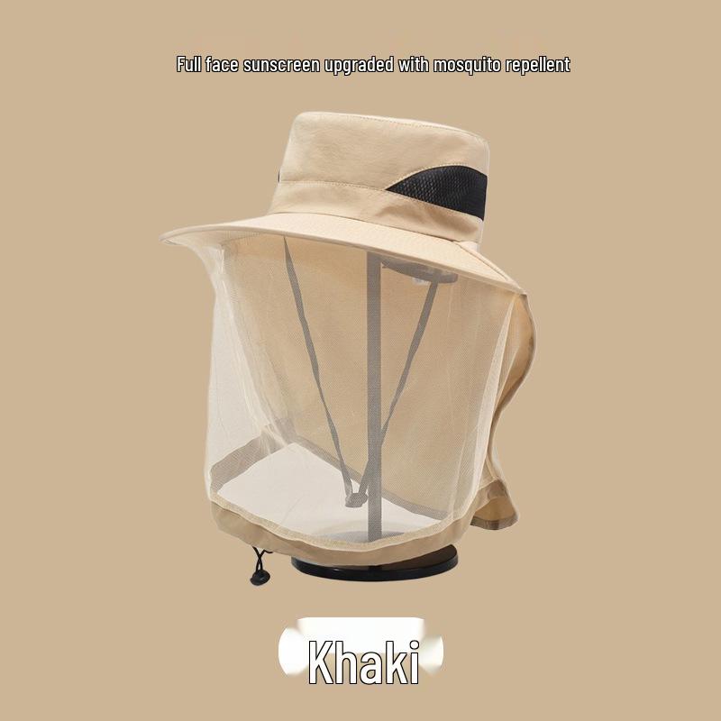 Waterdichte, UV-beschermende outdoorzonnehoed voor dames en heren – zomerse vis- en fietshoed met gezichts- en nekbescherming