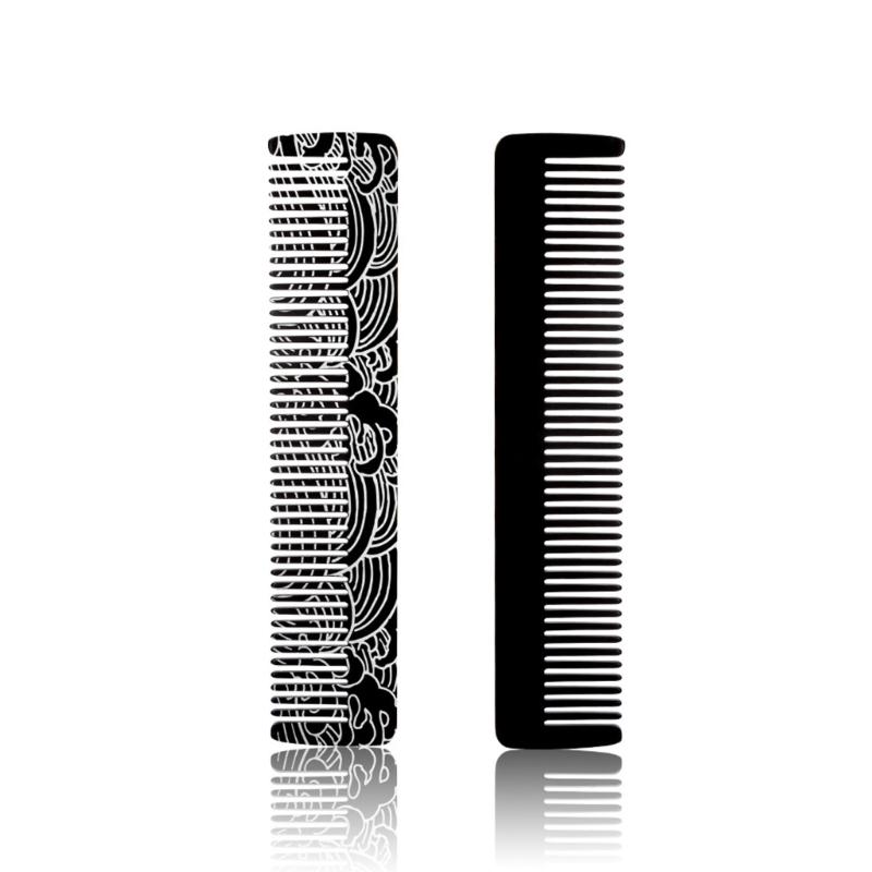 Practical Stainless Steel Men’s Hair Beard Comb For Travel Compact Grooming Tool Professional Hairdressing Combs