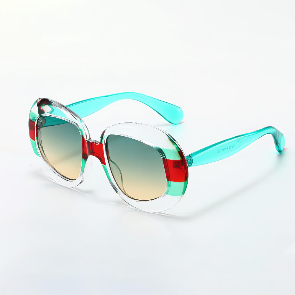 New Sunglasses For Men Women Trendy Sun Glasses Goggle Man Brand Designer Circular Glasses Shades Female Eyewear Sunglasses