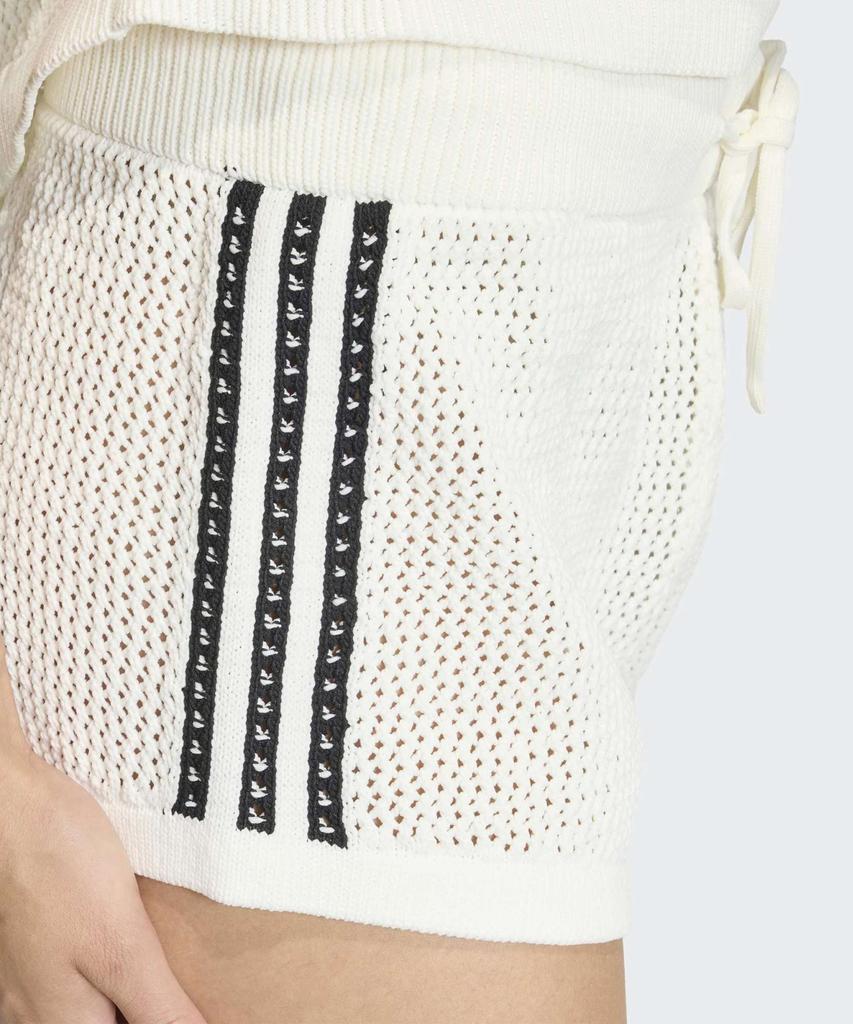 ADIDAS Knit Crochet Shorts - White / Kc6477