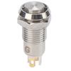 8mm Push Button Switch IP65 Waterproof Stainless Steel Push Button Start Switch 3VWhite