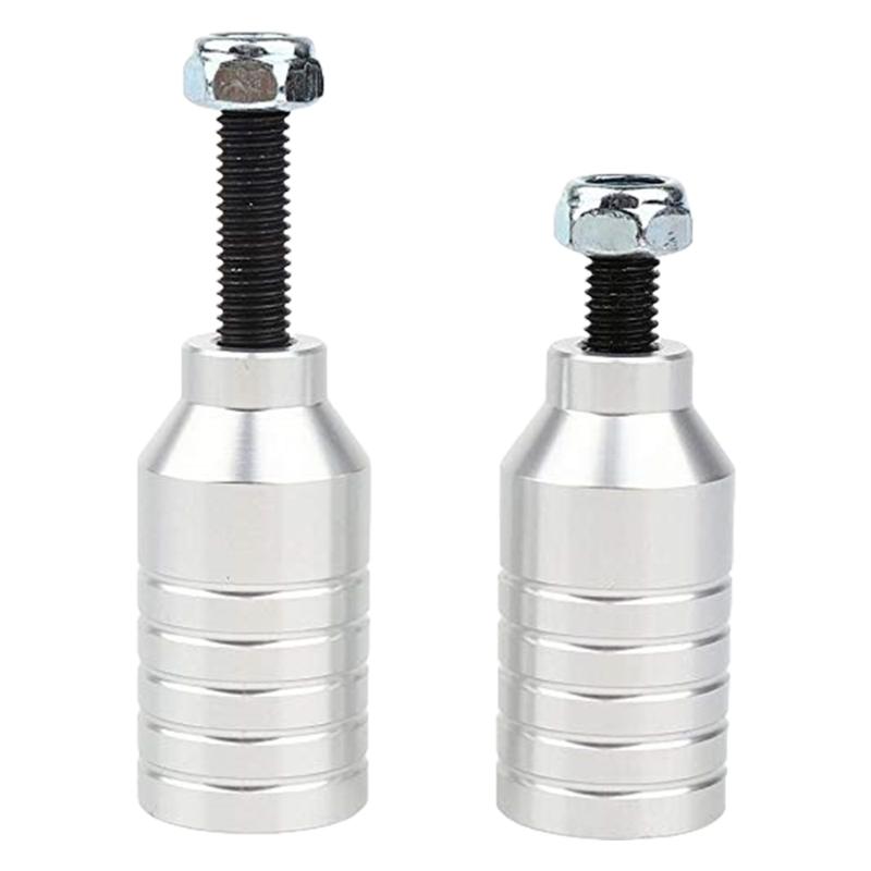 2pcs Colorful Scooters Peg Aluminium Alloys Peg Professional Scooters Peg Street Cycling Accessories серебряный