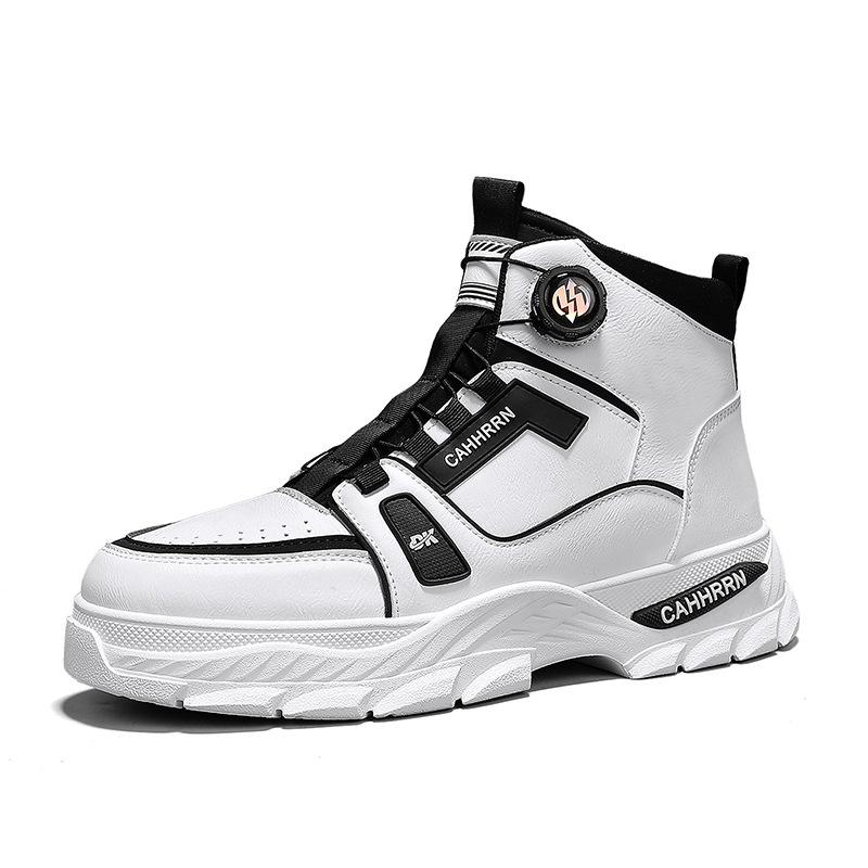 

Мужские ботинки Ботинки Martin Мужские ботинки Износостойкие ботинки на платформе с поворотной пряжкой Мужские осенне-зимние высокие спортивные короткие ботинки 44