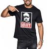 Mens Top Graphic Basic T Shirt Man Pointing To Idjit Short Sleeve Essential Teeshirts Retro Cotton Unisex Tshirt