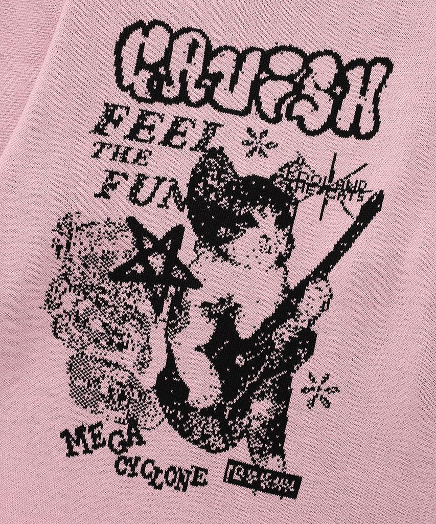 CAVISH Mega Cyclone Knit Sweater Pink(Cv2Efuk601A)