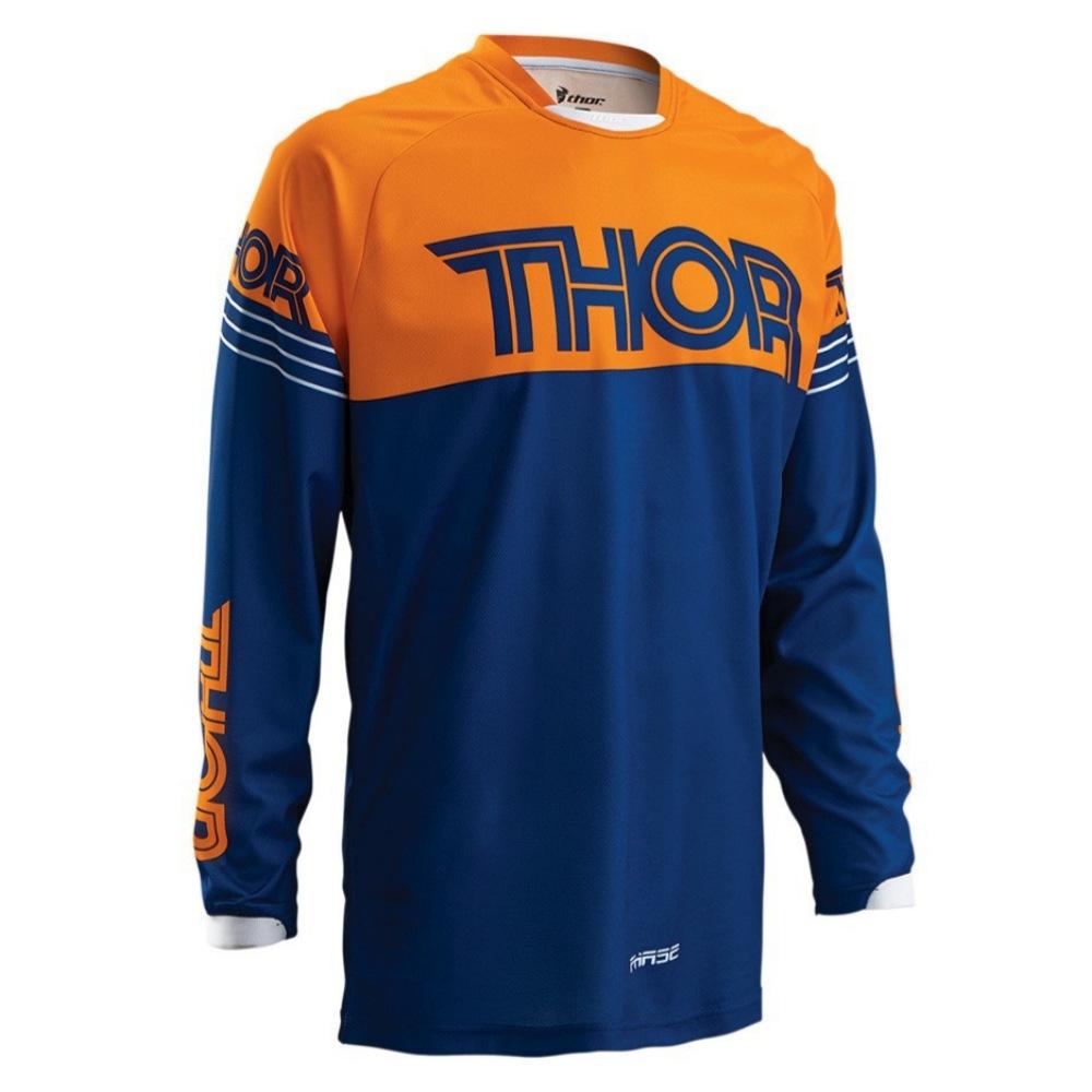 2024 heiß verkaufender THOR Downhill-Anzug Outdoor-Sport atmungsaktives langärmeliges T-Shirt Radsportanzug Offroad-Rennanzug