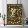 Christmas koala Pattern  3pcs 100% Round Full Drill 5D DIY Diamond Painting Embroidery Cross Stitch Rhinestone Décor