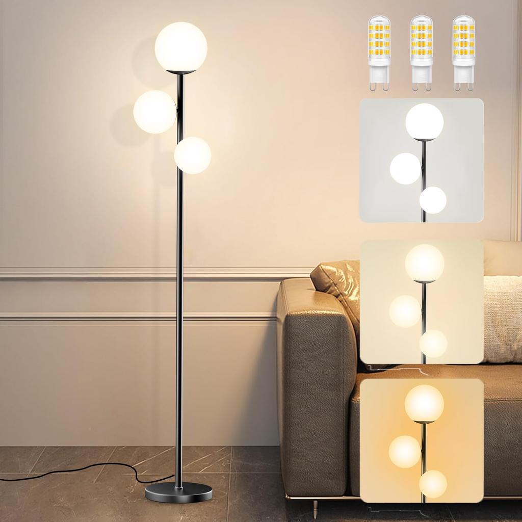 Boden Boden 3 Indirekter Ständer Schreibtisch LED Farbbeleuchtung Einfach zu bedienen Skandinavisch Stilvolles Interieur Schwarzes Licht, Ständer, Lichter, Beleuchtung, Licht, Lampe,