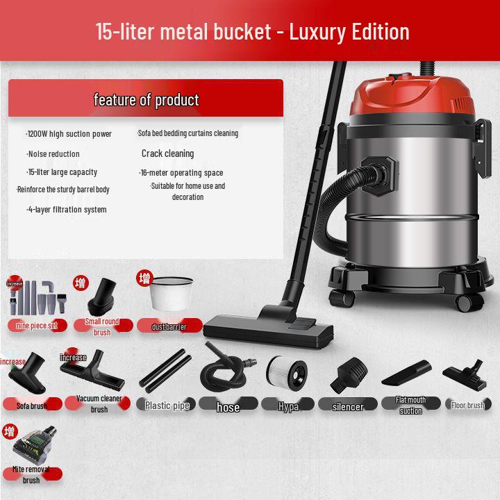 High-Power Cordless Vacuum: Compact, Strong Suction for Home, Car, Industrial Use, Automatic Dust Collection